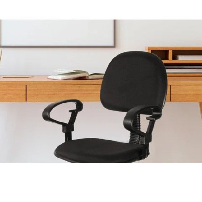 Computer Chair w/ Arm Rest (Black)-2