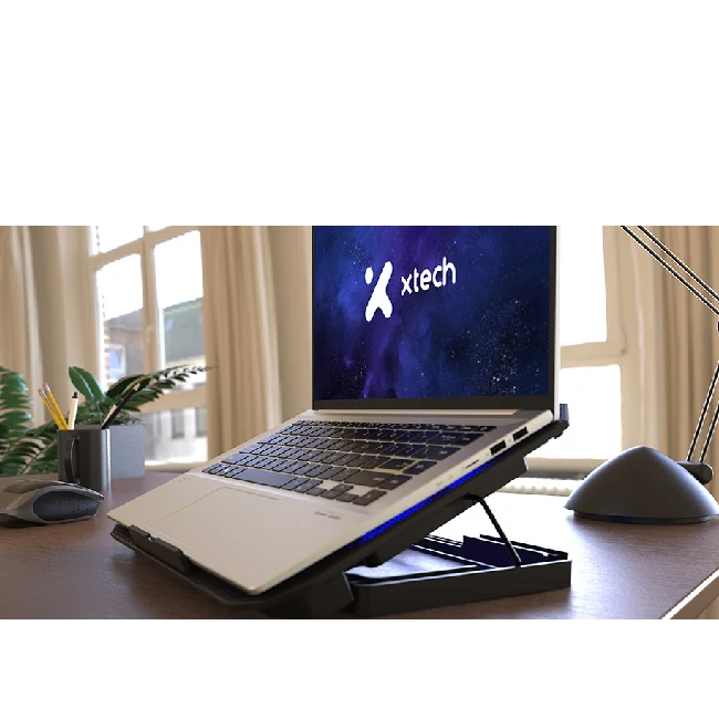 Xtech - Notebook stand - 15.6" black w blue LED XTA-156-2