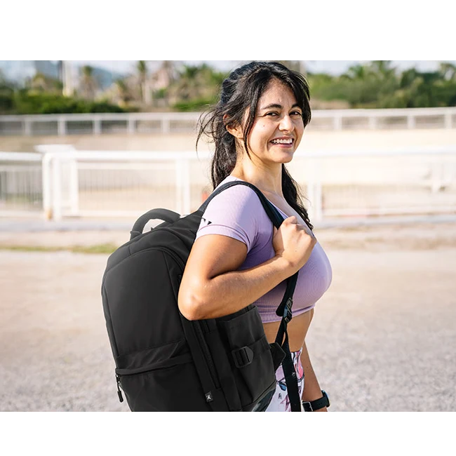 Xtech - Laptop Backpack - 15.6" - Durable polyester / 100% polyester - All black - UrbanPro XTB-224-4