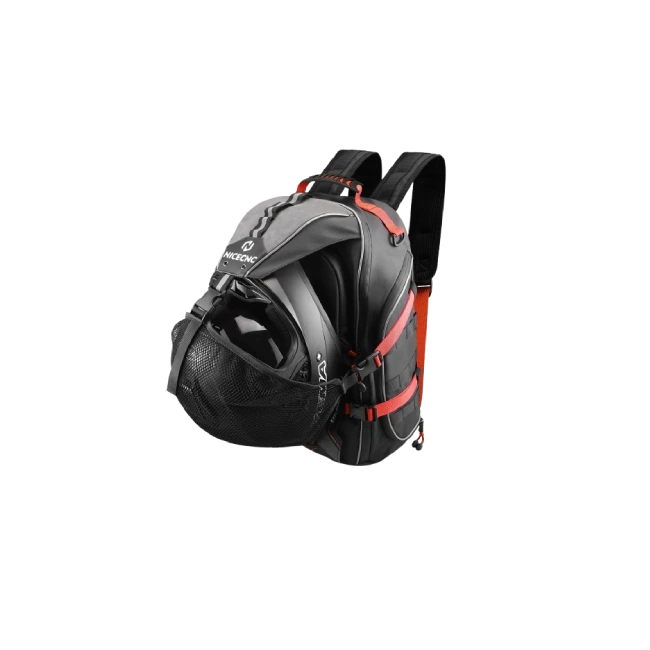 Xtech - Motorcycle Helmet Backpack - 15.6" - 900D polyester - All black - Capacity up to 35L XTB-520-2