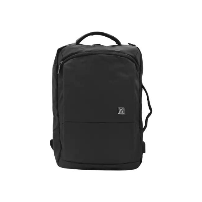 Klip Xtreme - Notebook carrying backpack - 15.6" - Polyester - Black - 2 in 1 Backpack & NB Case-3