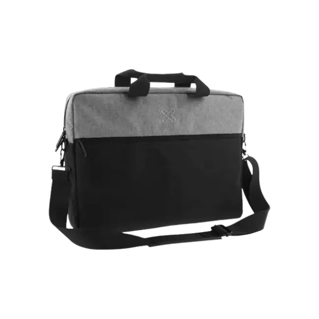 Klip Xtreme - Notebook carrying case - 15.6" - 100% polyester - Black and gray - KNC-041-1