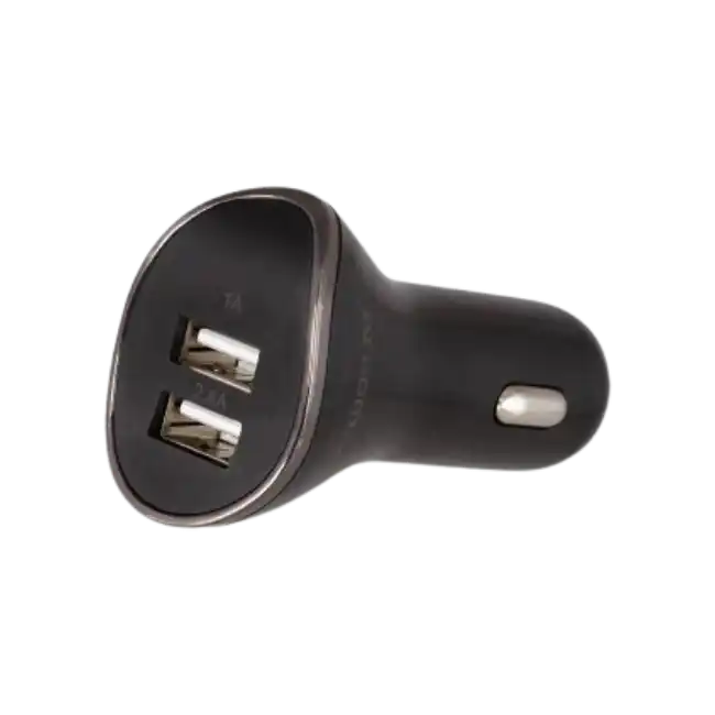 USB CAR CHARGER ARGOM 3.4A 2-USB PORTS BLACK-3