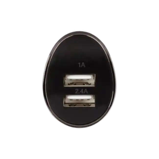 USB CAR CHARGER ARGOM 3.4A 2-USB PORTS BLACK-2