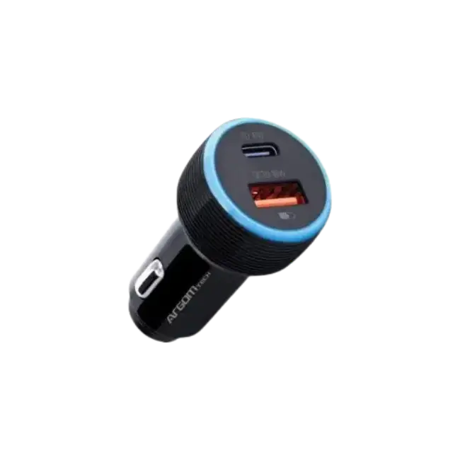 Cargador Dual Rápido Type-C 18W & USB 18W para auto-3