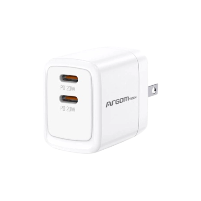 CARGADOR DE PARED DOBLE TIPO C DE 40 W-5