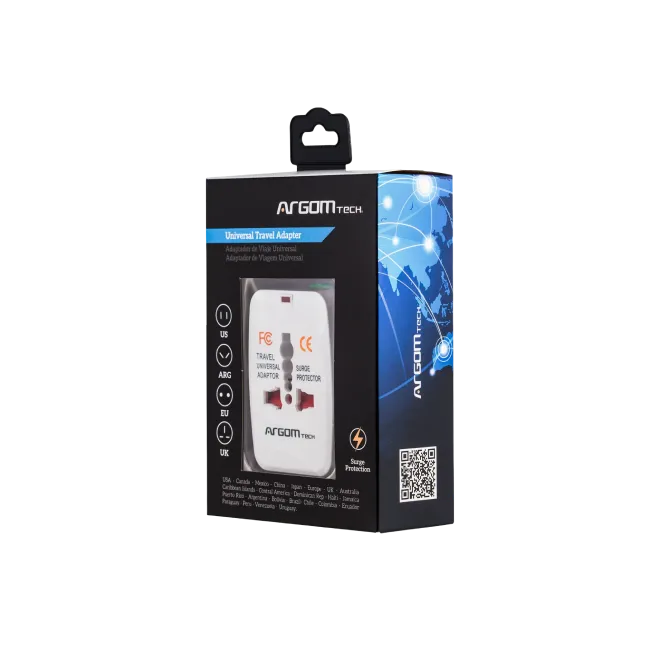 Adaptador de Viaje Universal Argom ARG-AC-0297WT-3