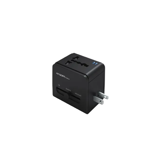 Adaptador de viaje universal con puertos PD y USB QC3.0-2