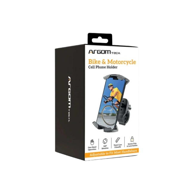 ARGOM - SOPORTE DE TELEFONO PARA BICICLETA O MOTOCICLETA-2