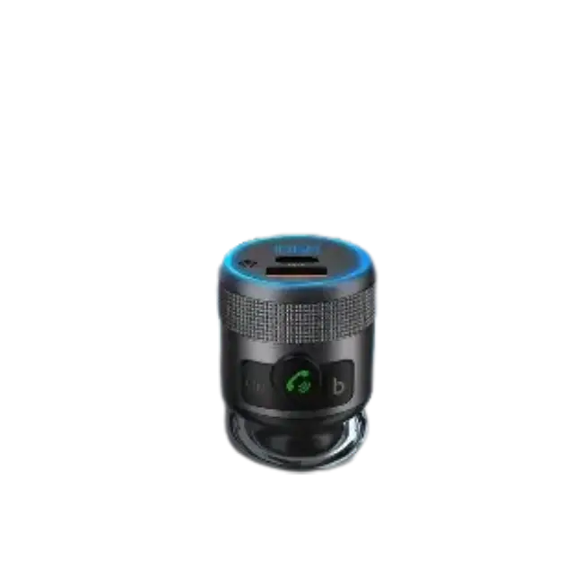 Conector Argom ARG-AC-0343BK Bluetooth Para Carro 2 puertos de Carga Rapida Mega Bajos-4