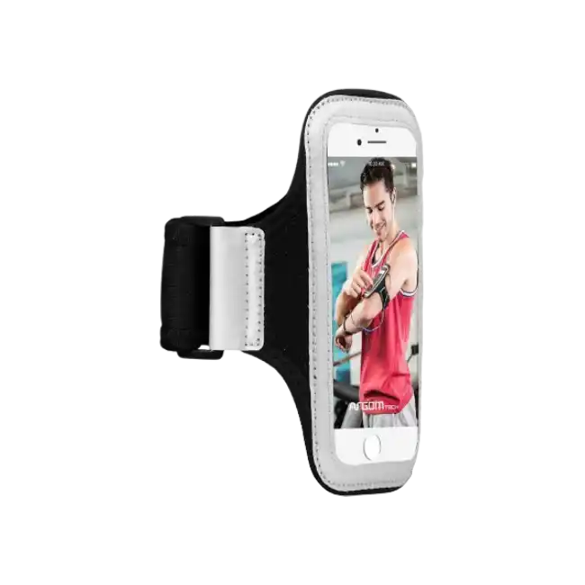 Brazalete Deportivo para Celular Argom ARG-AC-0445 con Velcro Hasta 158mm x 78mm-2
