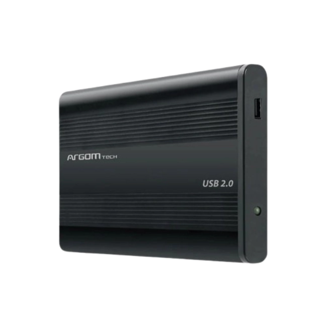 Enclosure Argom  para disco duro 2.5" SATA a  USB 2.0-1