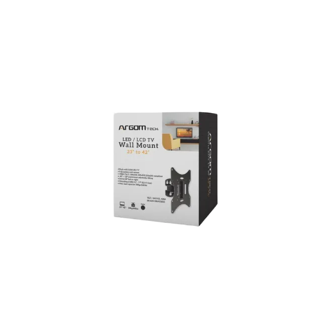 SOPORTE DE PARED PARA TV 23" - 42" INCLINACIÓN/GIRO 75/100/200-4