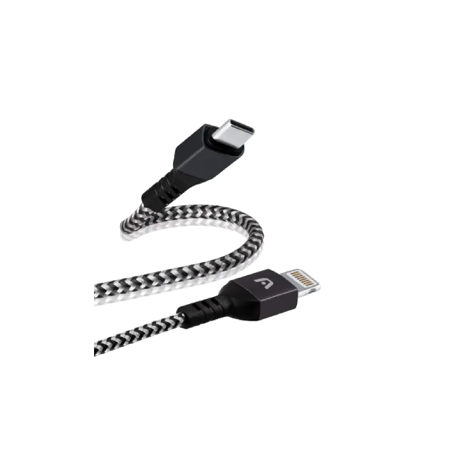CABLE DE CARGA RÁPIDA DURA FORM TYPE-C A LIGHTNING 1.8M / 6FT-5