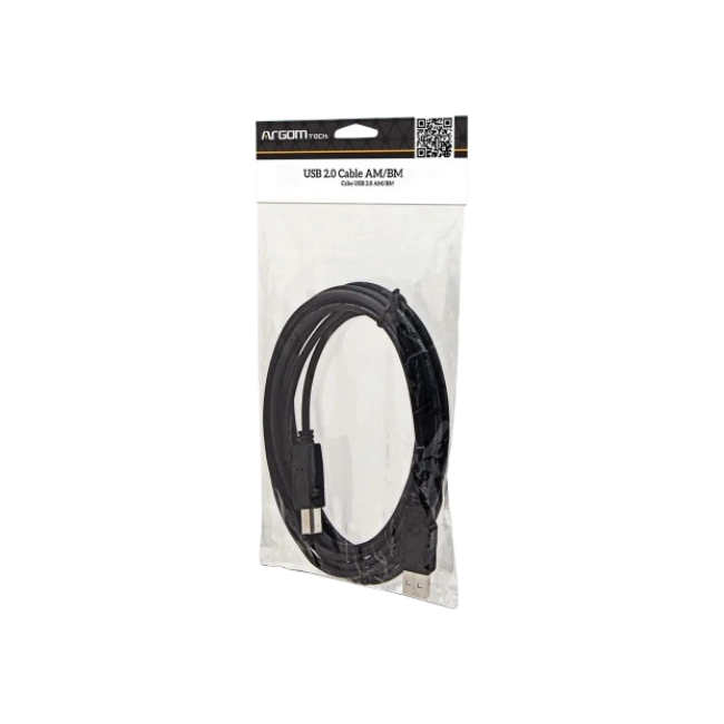 Cable Impresora USB 2.0 AM/BM -  1.8 metros / 6pies