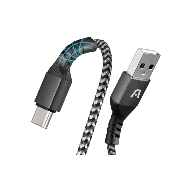 CABLE ARGOM DE CARGA RAPIDA TIPO C A C DE 100W DURASPEED 10FT/3M NEGRO