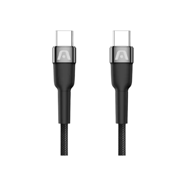 CABLE ARGOM DE CARGA ULTRARRÁPIDA DURASPEED TIPO C A C DE 240W 1.8M/6FT NEGRO