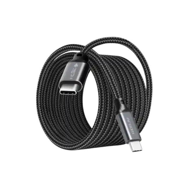 CABLE ARGOM TIPO C A C DURAMAX 100W PD Y DATA TRANSFER 8K USB 4 / 40GBPS 6FT/1.8M