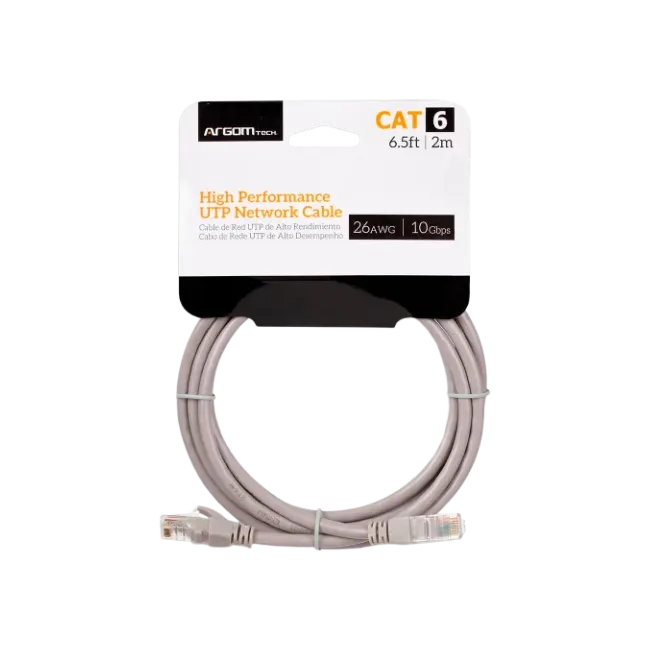 CABLE NETWORK ARGOM CAT6 6.5F/ 2M GREY