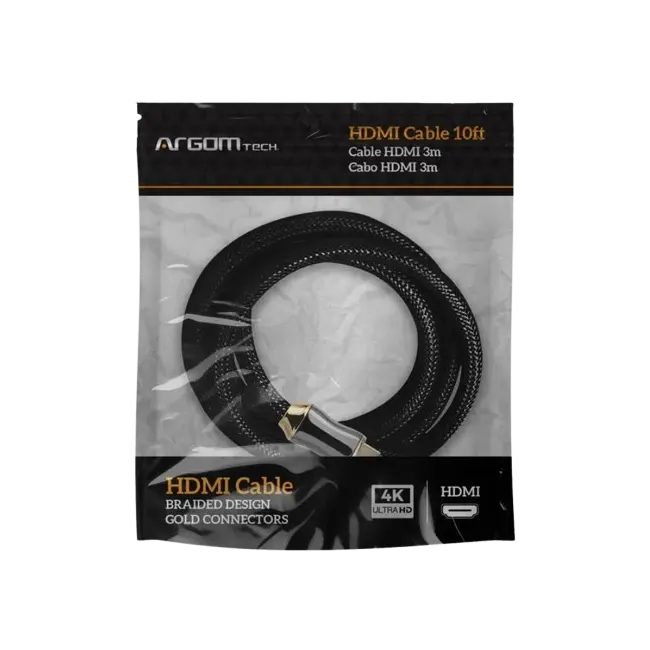 HDMI  Cable and Metal Shell PREMIUM  - 10ft 3 Mts