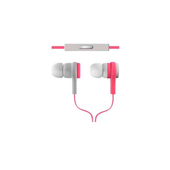 Audífono Ultimate Sound Effects con Micrófono - Cable Plano - Rosa
