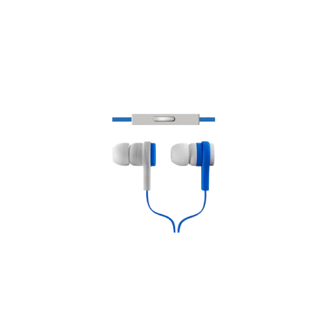 Audifonos Argom ARG-HS-0595L Ultimate Sound Effects con Microfono Cable Plano Color Azul