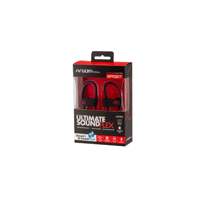 Audifonos Argom ARG-HS-2025BK Ultimate Sound Flex Bluetooth Color Negro-2