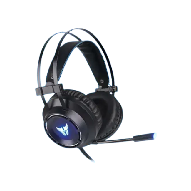 GAMING HEADSET COMBAT ARGOM USB BLACK/BLUE-1