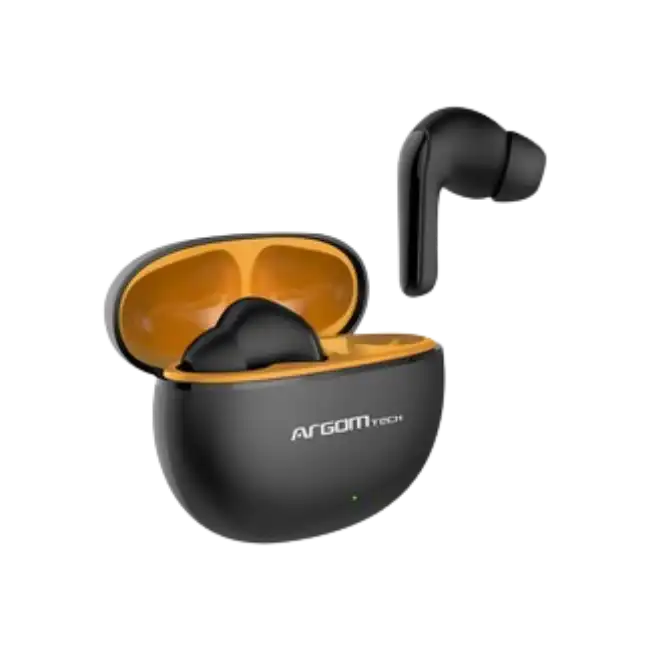 Auriculares Argom ARG-HS-5020BK SkeiPods E20 Inalambricos con Cancelacion de Ruido Color Negro-4