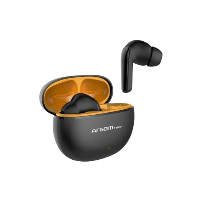Auriculares Argom ARG-HS-5021BK Estereo Inalambricos Bluetooth SkeiPods E20 con Cancelacion de Ruido Dual ENC Color Negro