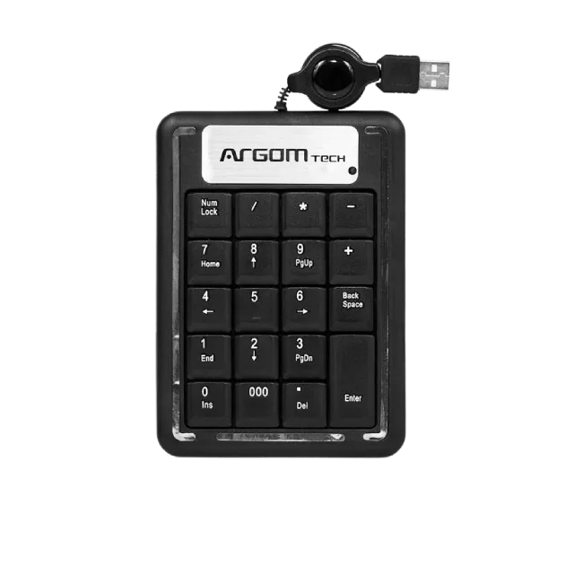 Teclado Numérico Retráctil USB - 19 Teclas