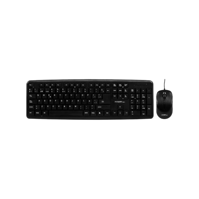 KEYBOARD & MOUSE COMBO ARGOM SPANISH USB CLASSIC