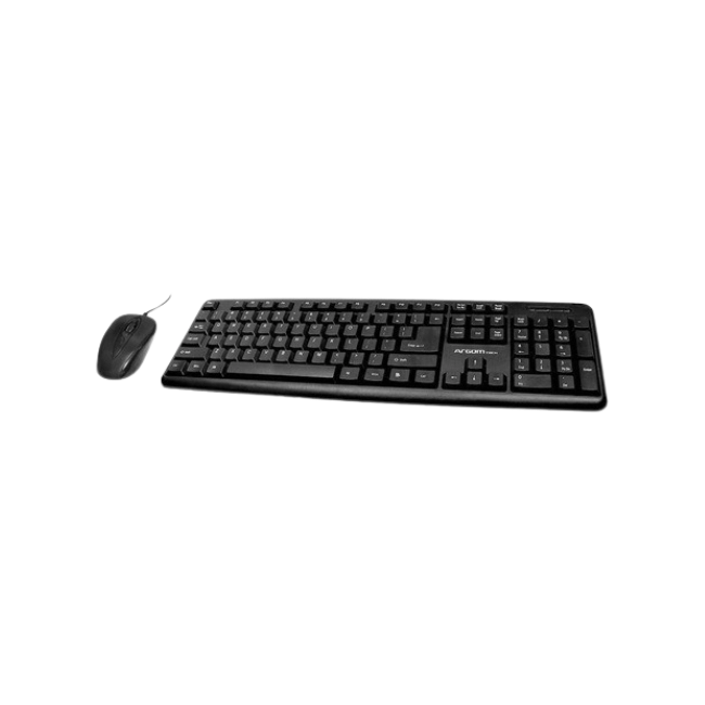 Combo de Teclado y Mouse Argom ARG-KB-7418 USB Classic en Español-2