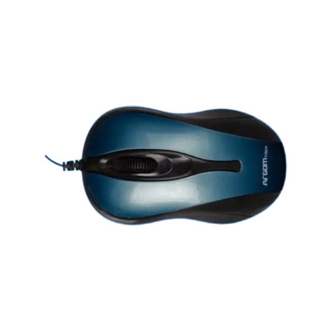 Ratón Óptico USB Retráctil 1000 DPI - Azul