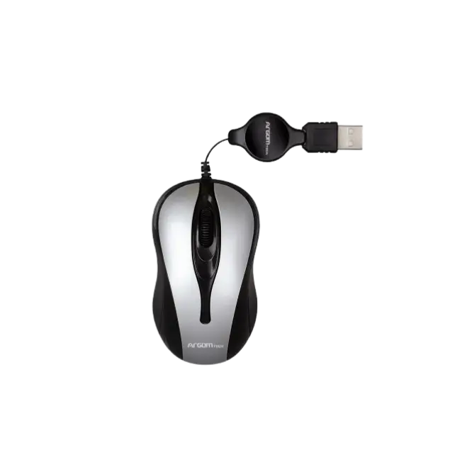 OPTICAL MOUSE RETRACTABLE USB
