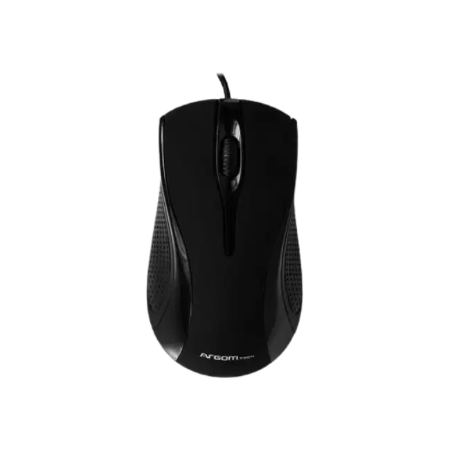 MOUSE ARGOM USB MAXI BLACK-5