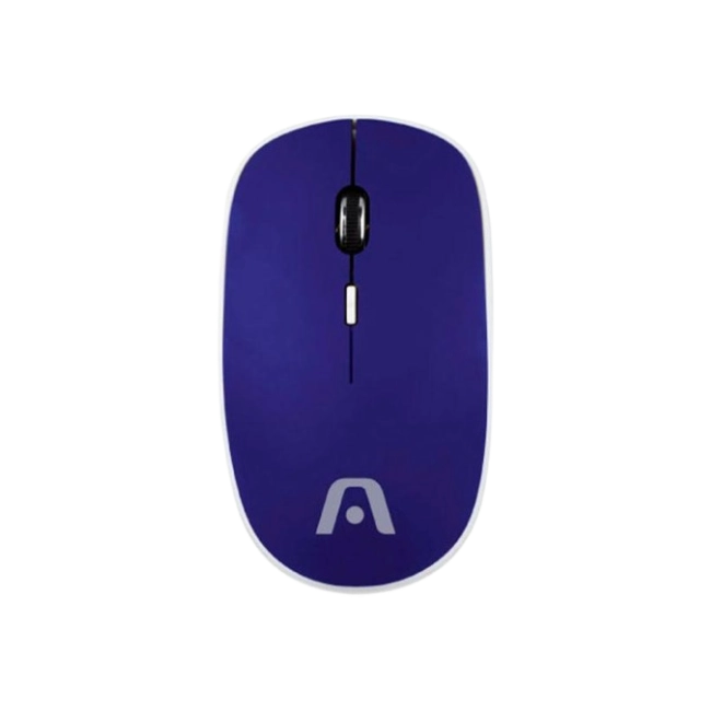 Mouse Inalámbrico con Goma 2.4GHz 800/1600 dpi Azul-3