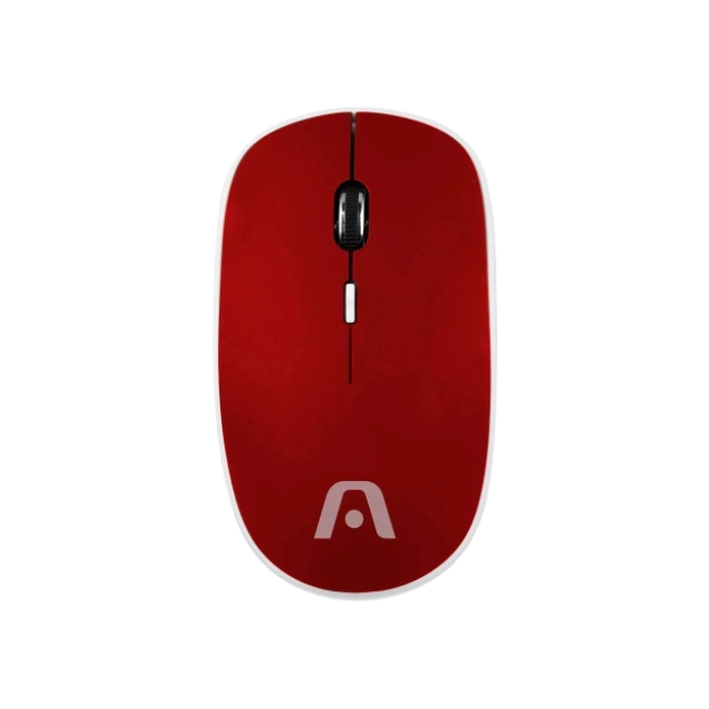 Mouse Argom ARG-MS-0031RD 2.4GHz Inalambrico 800/1600 DPI Color Rojo-3