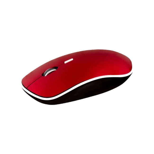 Mouse Argom ARG-MS-0031RD 2.4GHz Inalambrico 800/1600 DPI Color Rojo