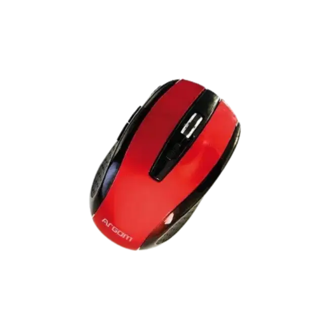 MOUSE ARGOM 2.4 GHZ WIRELESS RED