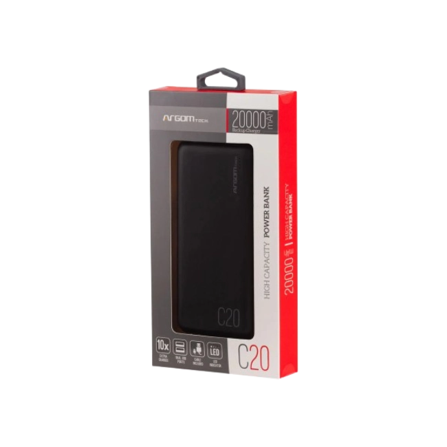 POWER BANK C20 20000MAH NEGRO-2