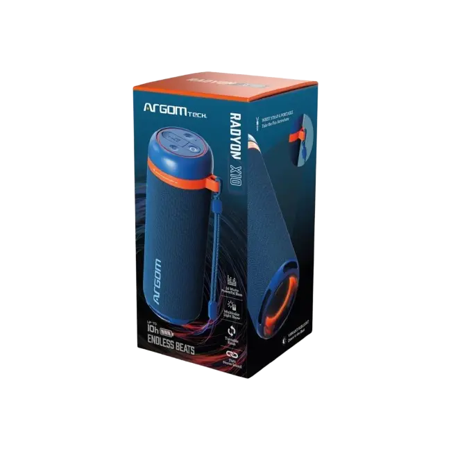 BOCINA RADYON X10 ARGOM BT 16W RMS AZUL-2