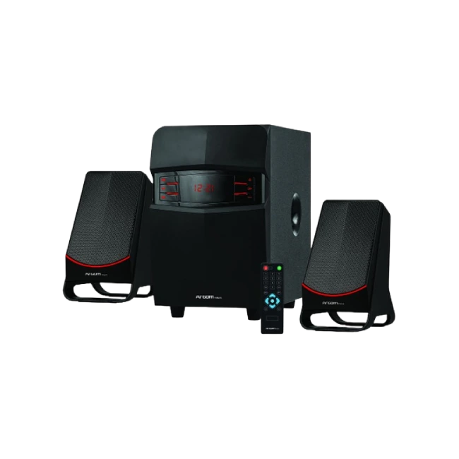 Sistema de Altavoces Argom ARG-SP-3540BK SoundBass 2.1 Inalambrico 40W USB MicroSD LED-3