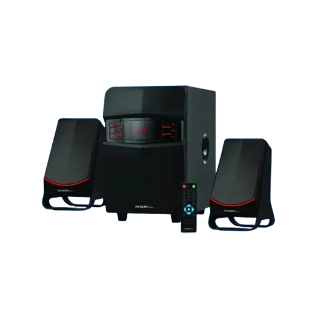 Sistema de Altavoces Argom ARG-SP-3540BK SoundBass 2.1 Inalambrico 40W USB MicroSD LED-1