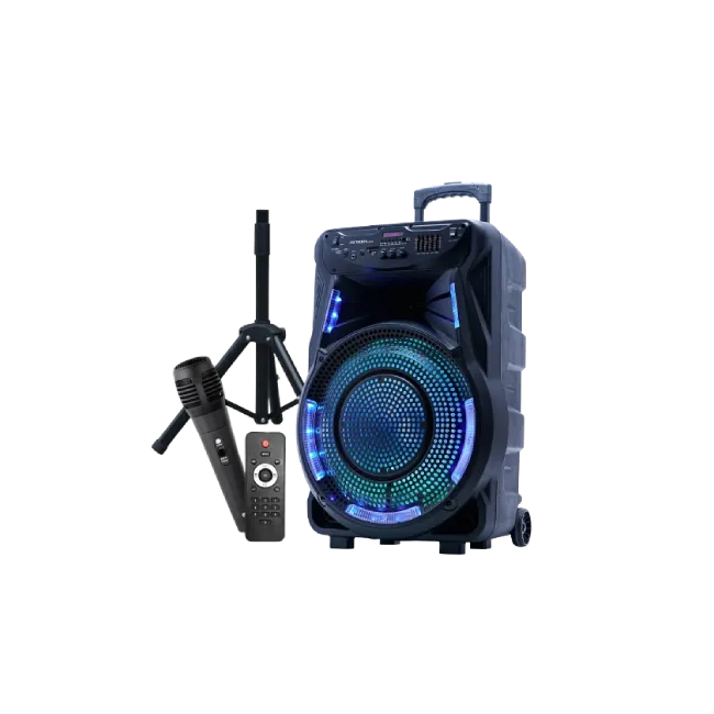 ARGOM SOUNDBASH 90 - BOCINA BT CON RUEDAS LUCES Y SOPORTE-1