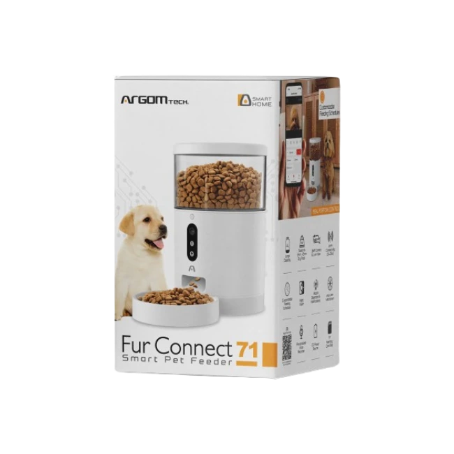 ARGOM FURCONNECT 71 - ALIMENTADOR INTELIGENTE PARA MASCOTAS WIFI+BT-4