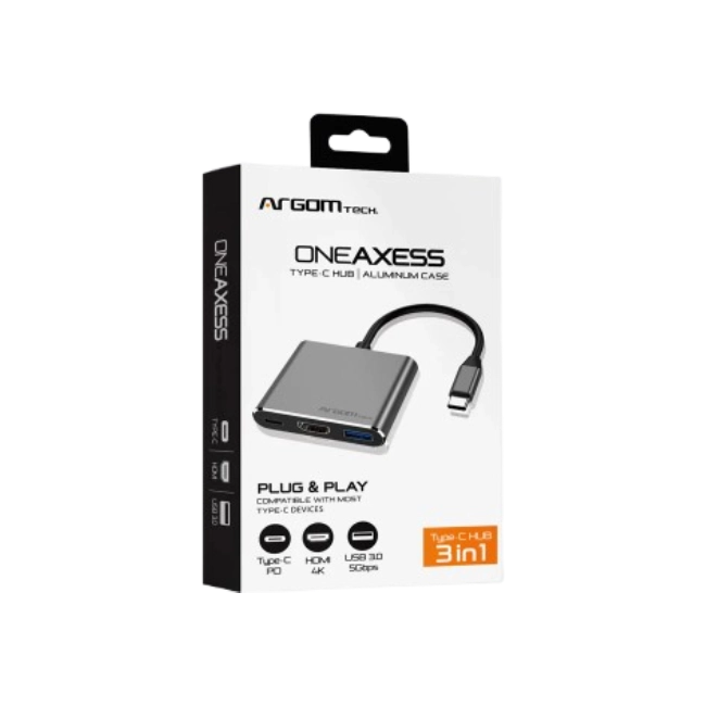 hub Adaptador 3 en 1 Tipo C-4