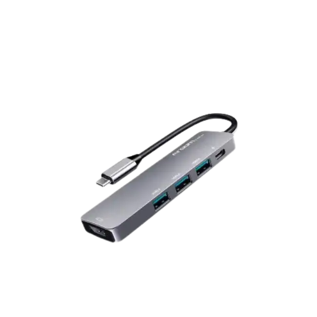 HUB Argom ARG-UB-0185 Tipo C 5 en 1 One Axess con Transferencia de PD de 60W-1