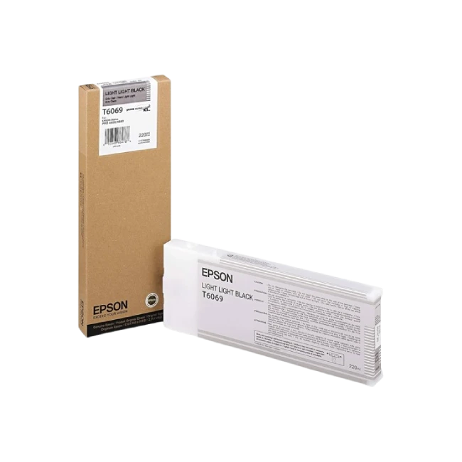 Epson T6069 - 220 ml - negro claro claro - original - cartucho de tinta - para Stylus Pro 4800, Pro 4880-1
