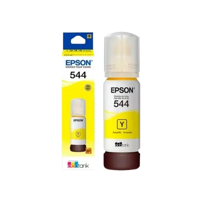 Epson 544 - 65 ml - amarillo - original - recarga de tinta - para EcoTank L1110, L1210, L3110, L3150, L3210, L3250, L3260, L5290-4